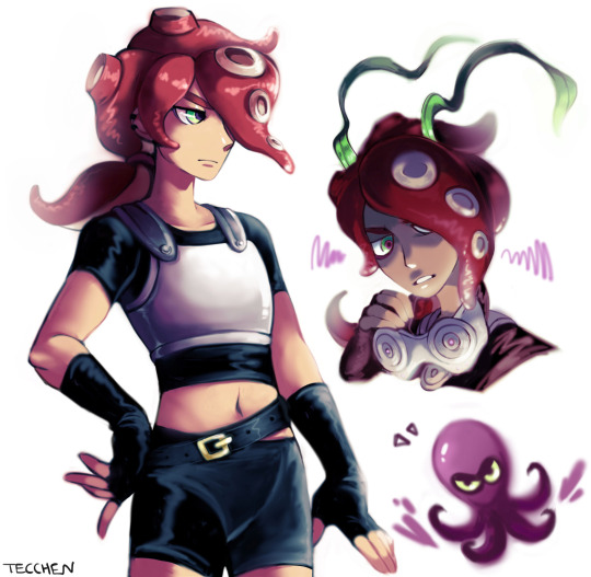 This is perhaps my favorite Octoling boy design. 